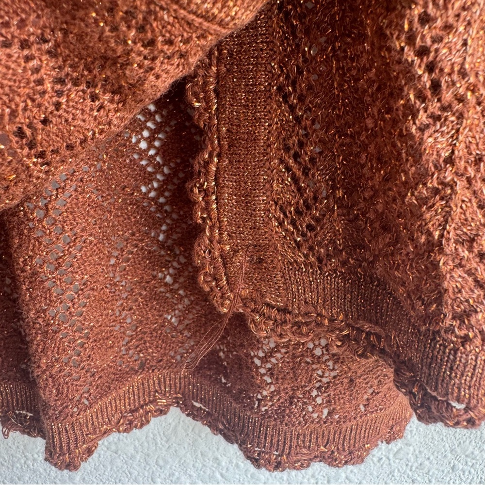 Boden Women's Rust-Brown Open Cardigan - Picture 5 of 11